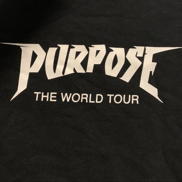 H&M Justin Bieber Purpose Tour Cropped Hoodie - Picture 10 of 11